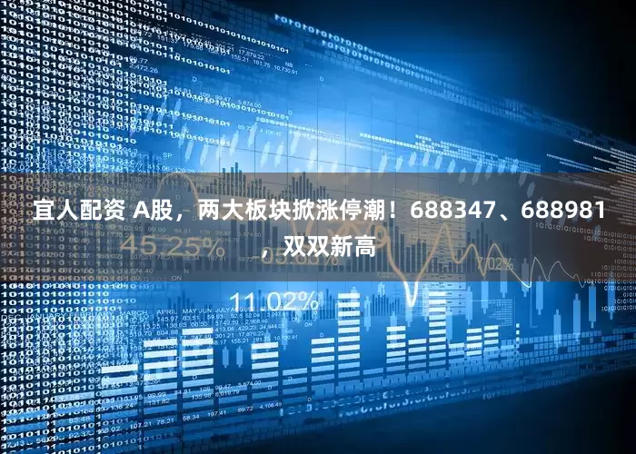宜人配资 A股，两大板块掀涨停潮！688347、688981，双双新高